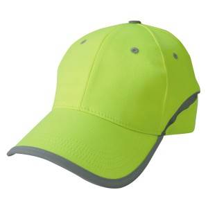 569: reflective fabric cap, 6 panel cap,neon cap