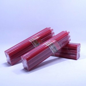 Wholesale Chile Red White Colorful Stick Candle Wax Bright Candles