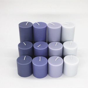 Wholesale color pillar candle for home party wedding decoration
