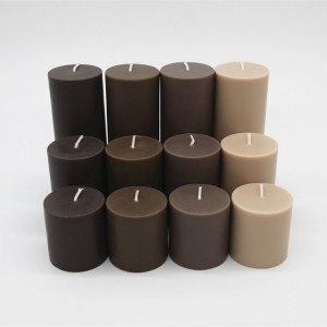 Wholesale color pillar candle for home party wedding decoration