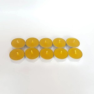 14 100% pure natural beeswax tealight candle for home party wedding decoration