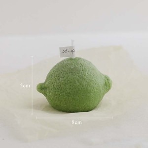 [Copy] Handmade fruit lemon shape scented candle for home decor gift set