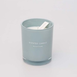 Restaurant Use Glossy Colors Holders Soy wax Fragrance Candles for Eating time