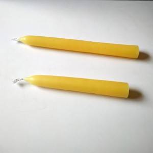 100% natural Beeswax hand dipped taper candles