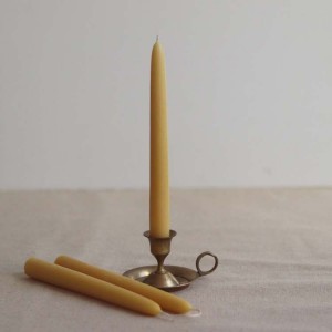 Chic Rustic 100% pure beeswax handmade 10inch Taper candles for wedding,home, party decoration