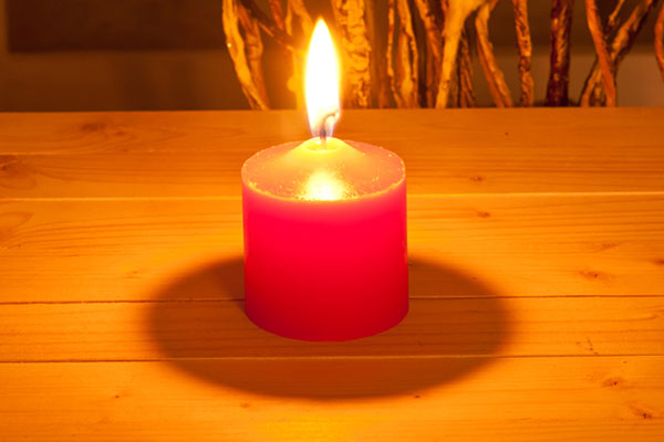 Red Pray Candles