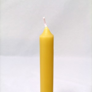 x Handmade twisted tapered candles