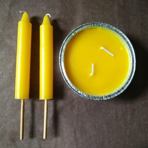Citronella Candle-1 Egg Tarts Shell Foil Yellow Colour Citronella Paraffin Wax Candles for Garden Barbecue
