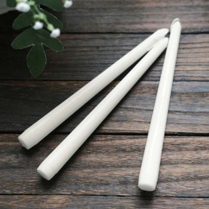 10inch classic white taper candle for wedding dinner home party decoration