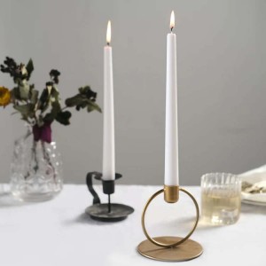 10inch classic white taper candle for wedding dinner home party decoration
