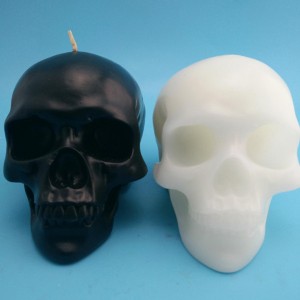 Supply skull shape candle for decoration Halloween