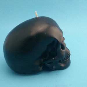 Supply skull shape candle for decoration Halloween