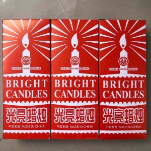 white household candles for africa market