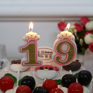 High quality luxury number birthday cake candle