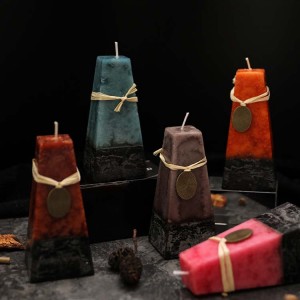 2021 new design scented Tower shape candle