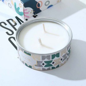 Wholesale Novelty Zip-Top Can Aromatherapy Scented Soy Travel Tin Candles