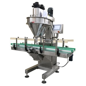 Online Exporter Powder Filling Machine - Automatic Powder Auger filling machine (2 lane 2 fillers) Model SPCF-L2-S – Shipu Machinery