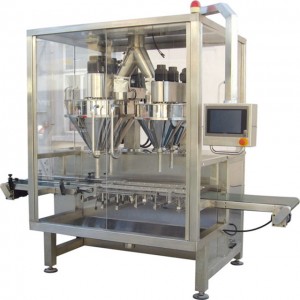 Factory selling Fine Powder Filling Machine - High Speed Automatic Can Filling Machine (2 lines 4 fillers) Model SPCF-W2 – Shipu Machinery