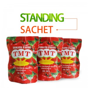 Wholesale Price Double Concentrate OEM Brand High Quality Sachet Tomato Paste