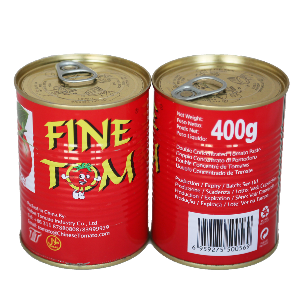 China Factory High concentration tomato paste without any additions