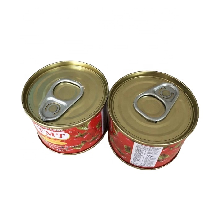 70g China Supplier OEM Tinned Tomato Ketchup/ Canned Tomato Paste