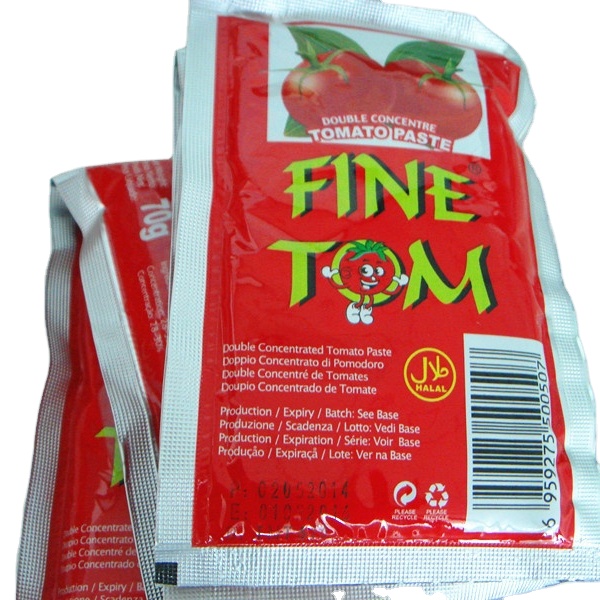 Amazon hot sale low price 50g sachet tomato paste for American market