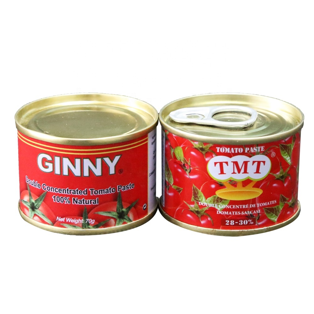 Canned food tomato paste in tins factory price