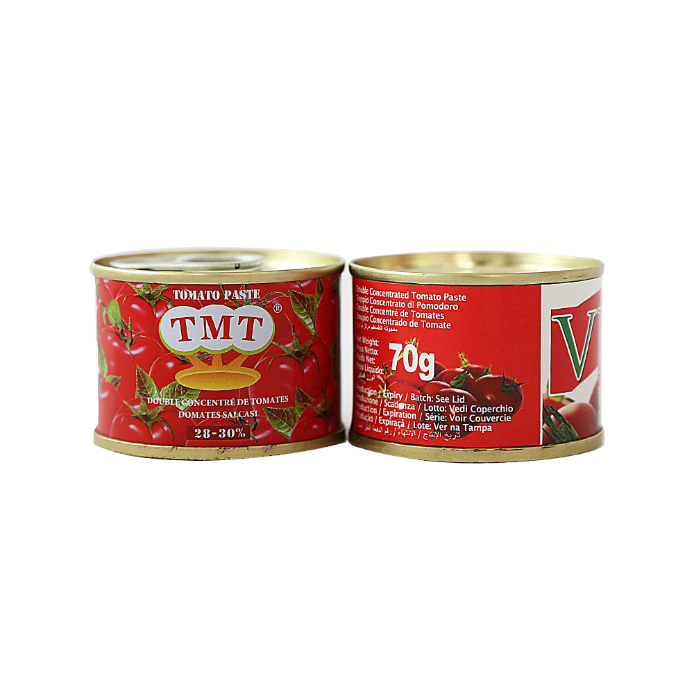 Cheap tomato paste 70g  Easy open  double concentrated 28-30% brix