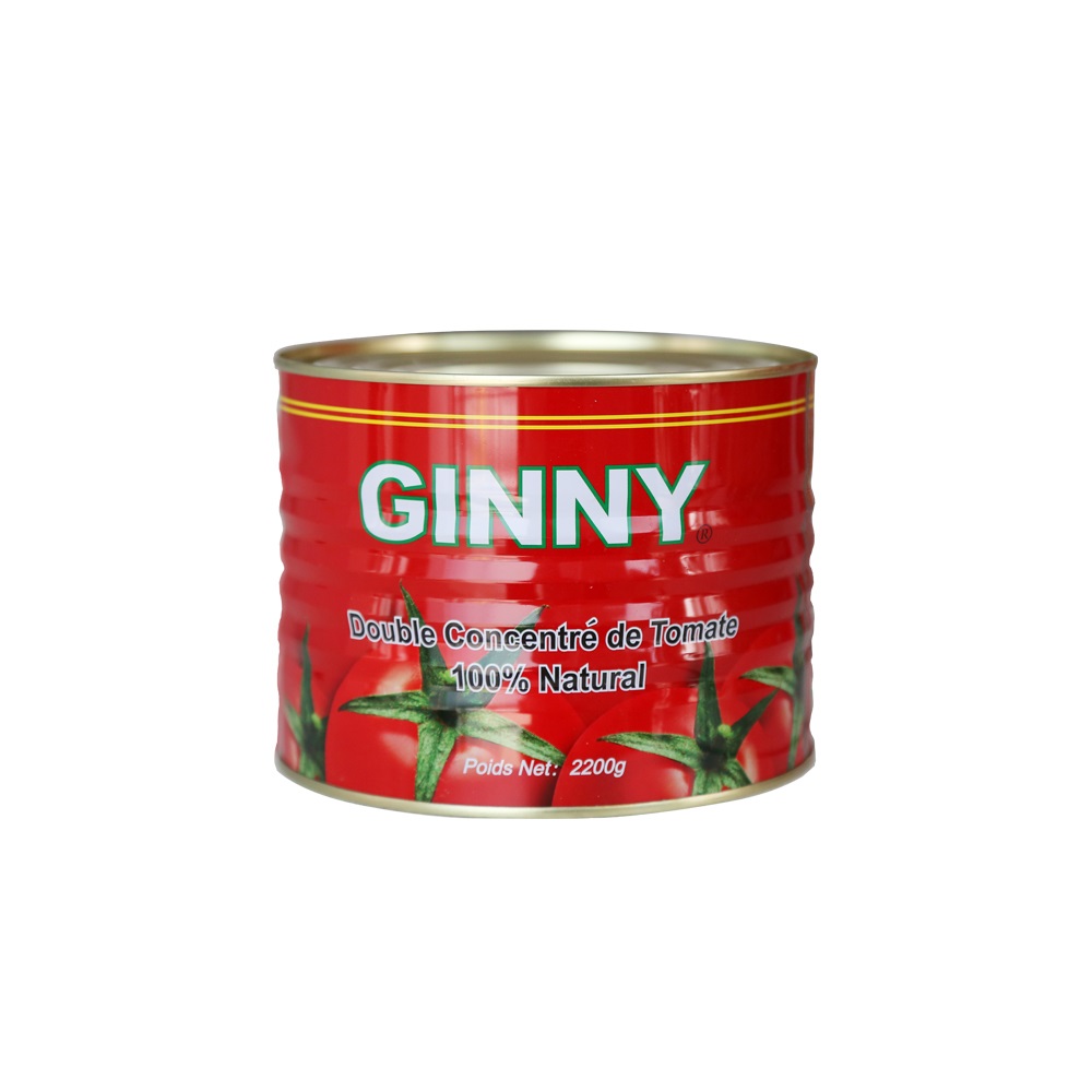 supply china tomato paste canned double concentrated 2.2kg manufacturer