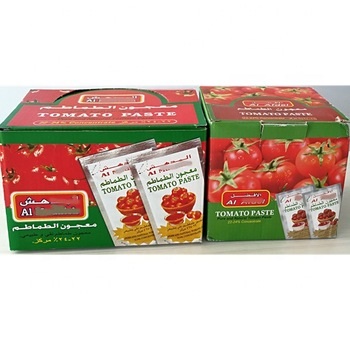 al mudhish Factory double concentrated  70g standing sachet tomato paste