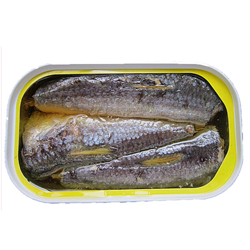 Canned sardine in oil with one pepper 135g 425g