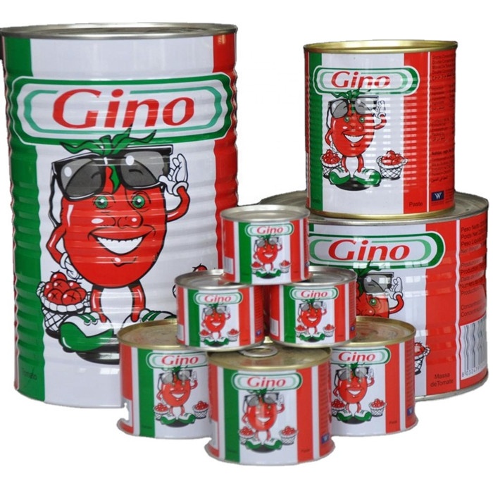 70g-4.5kg Italy Salsa Quality Canned Tomato Paste with 100% Purity for Dubai