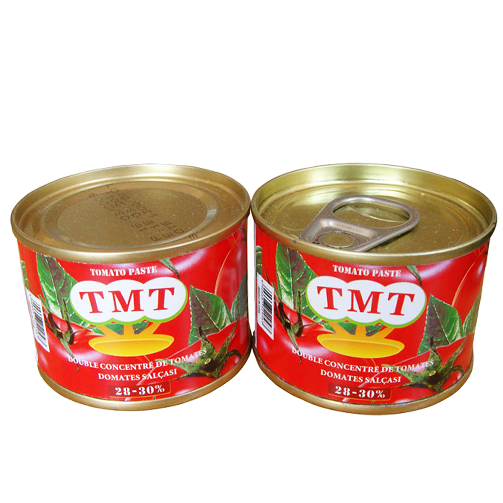 Fresh Raw Material Good Quality 50g/56g 28-30% Brix Standup Tomato Paste Sachet