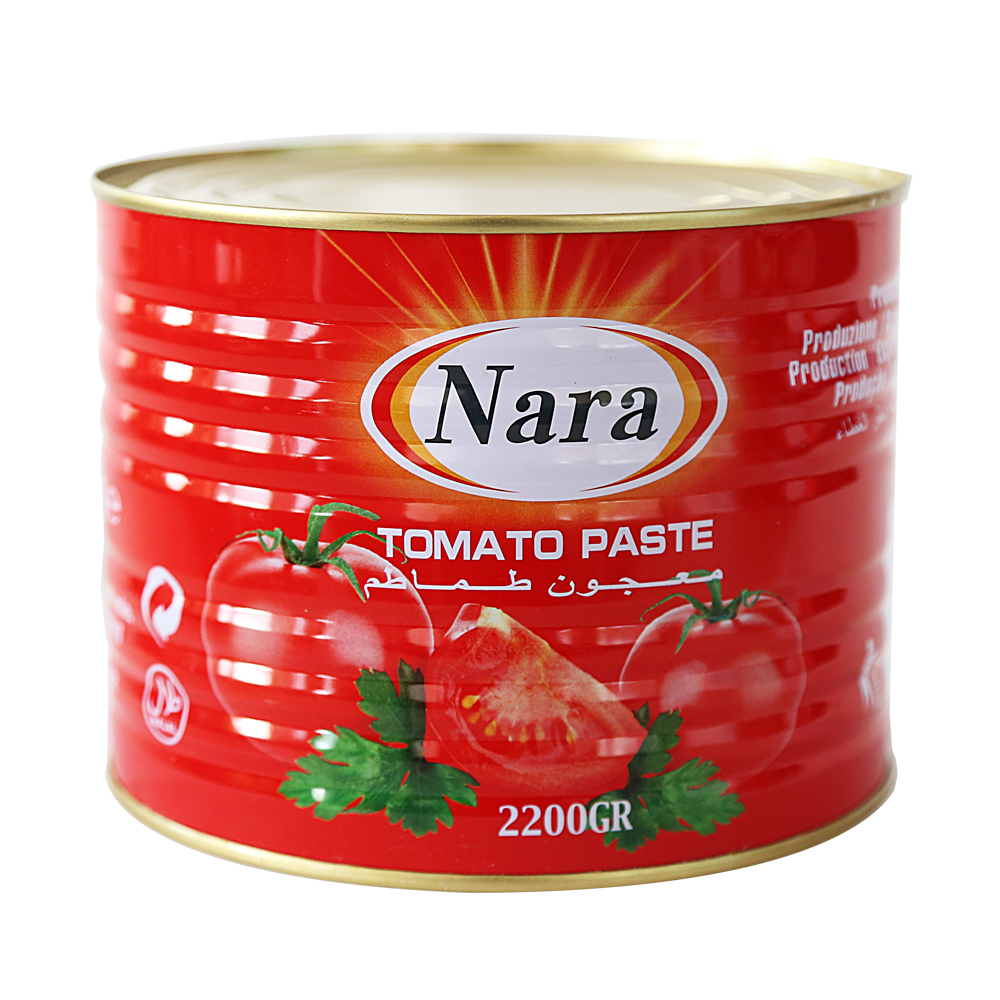 color tin canned tomato paste under client's request