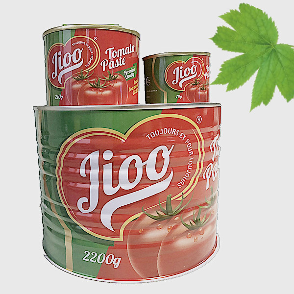 cheap Canned and Sachet JIOO Tomato Paste Manufacturer 70g brix 28-30