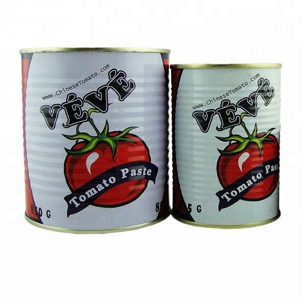 Organic good price VEVE brand canned tomato paste