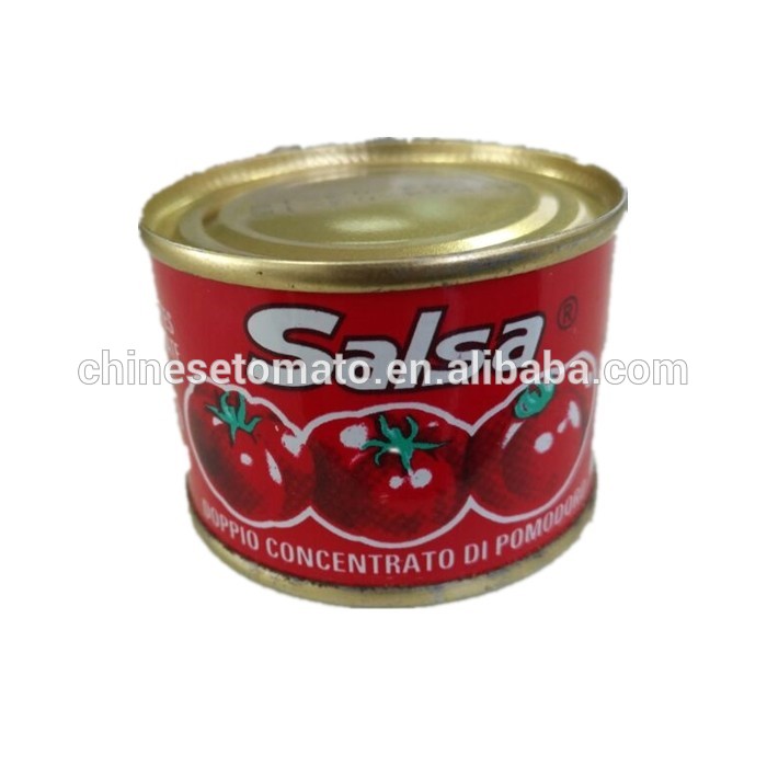 wholesale bulk 70g Italian tin tomato paste salsa