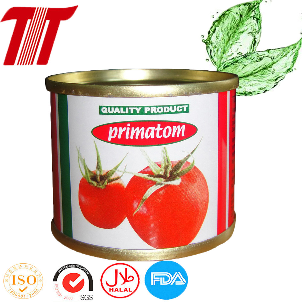 Canned Style Sweet Flavor 210g and 198g tomato paste