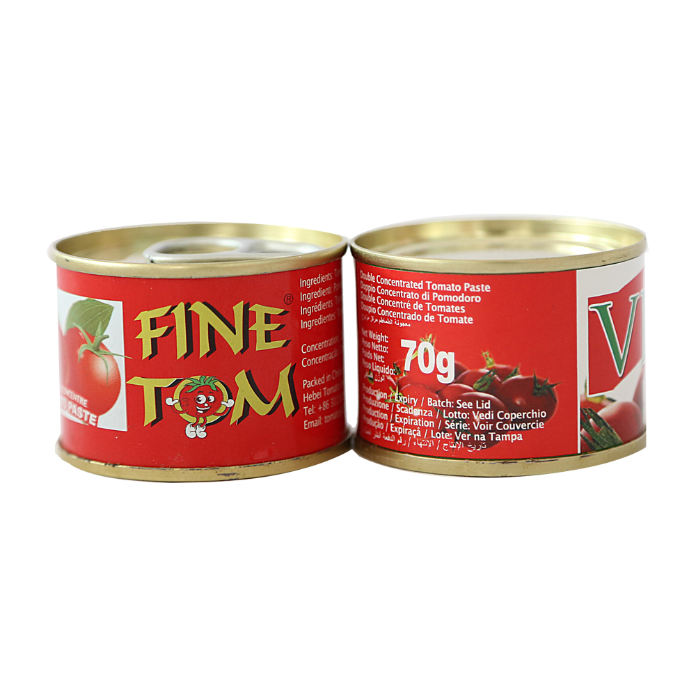 Tomato paste canned 198g brix 28-30%