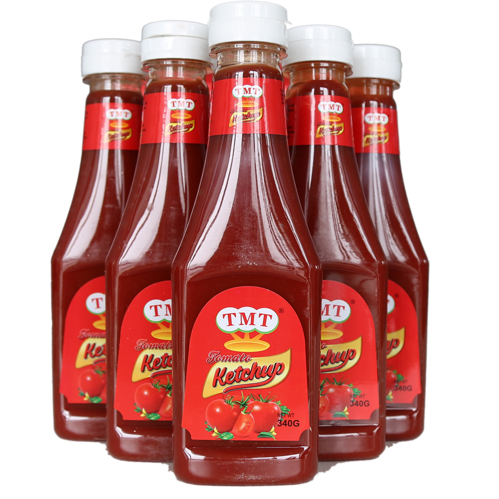 factory bottle tomato ketchup 340g