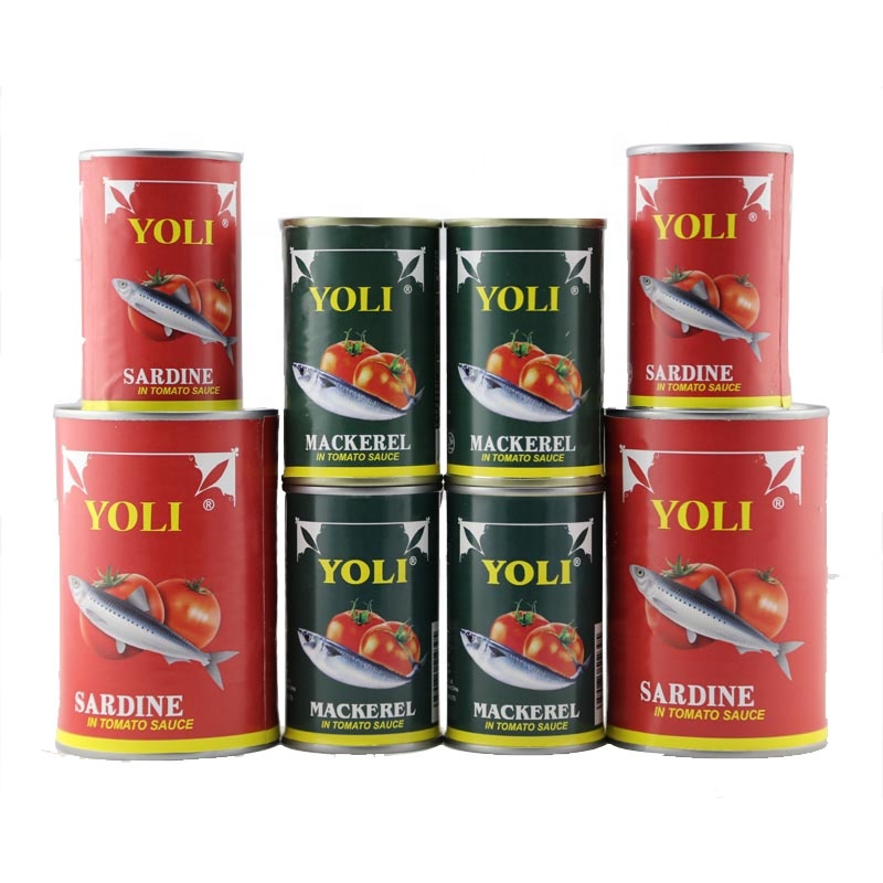 125g/175g  Sardines Canned Fish in Vegetable Oil with Pepper  Customized Brand Paper Label