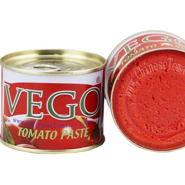Tin Tomato paste 210g VEGO brand