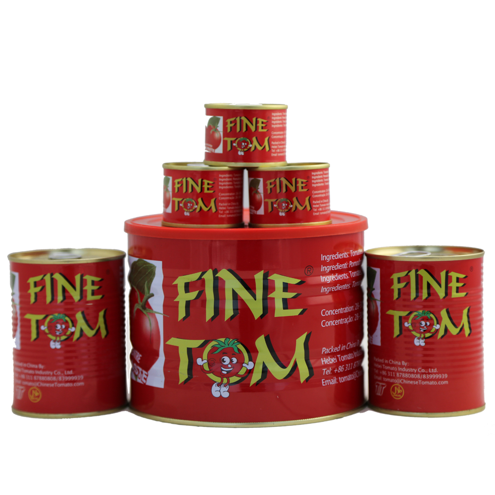 FINE TOM canned tomato paste 70g 210g 400g 800g and 2.2kg