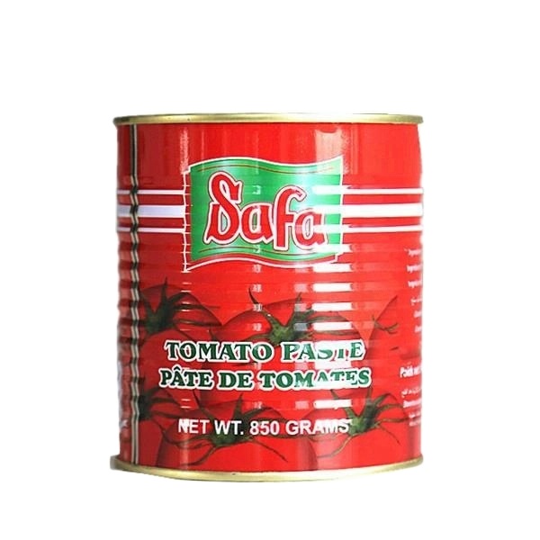Factory price high quality SAFA tomato paste 850g in tins