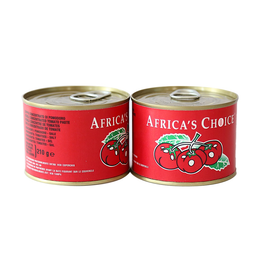Factory fresh 70g*50tins/ctn EO canned tomato paste