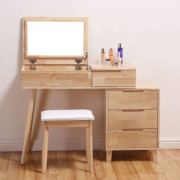 oak Flip-Up Mirror and Jewelry Storage Featured Image