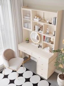 Factory direct modern dressing table with drawer with cabinet makeup table set