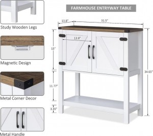Farmhouse Storage living room wall tea cabinet Nordic storage kitchen storage cabinet
