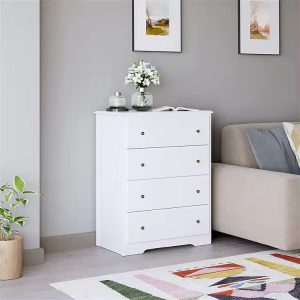 Hot Selling Modern Wood Bedroom Furniture White Dresser Nightstand Bedside Table No reviews yet