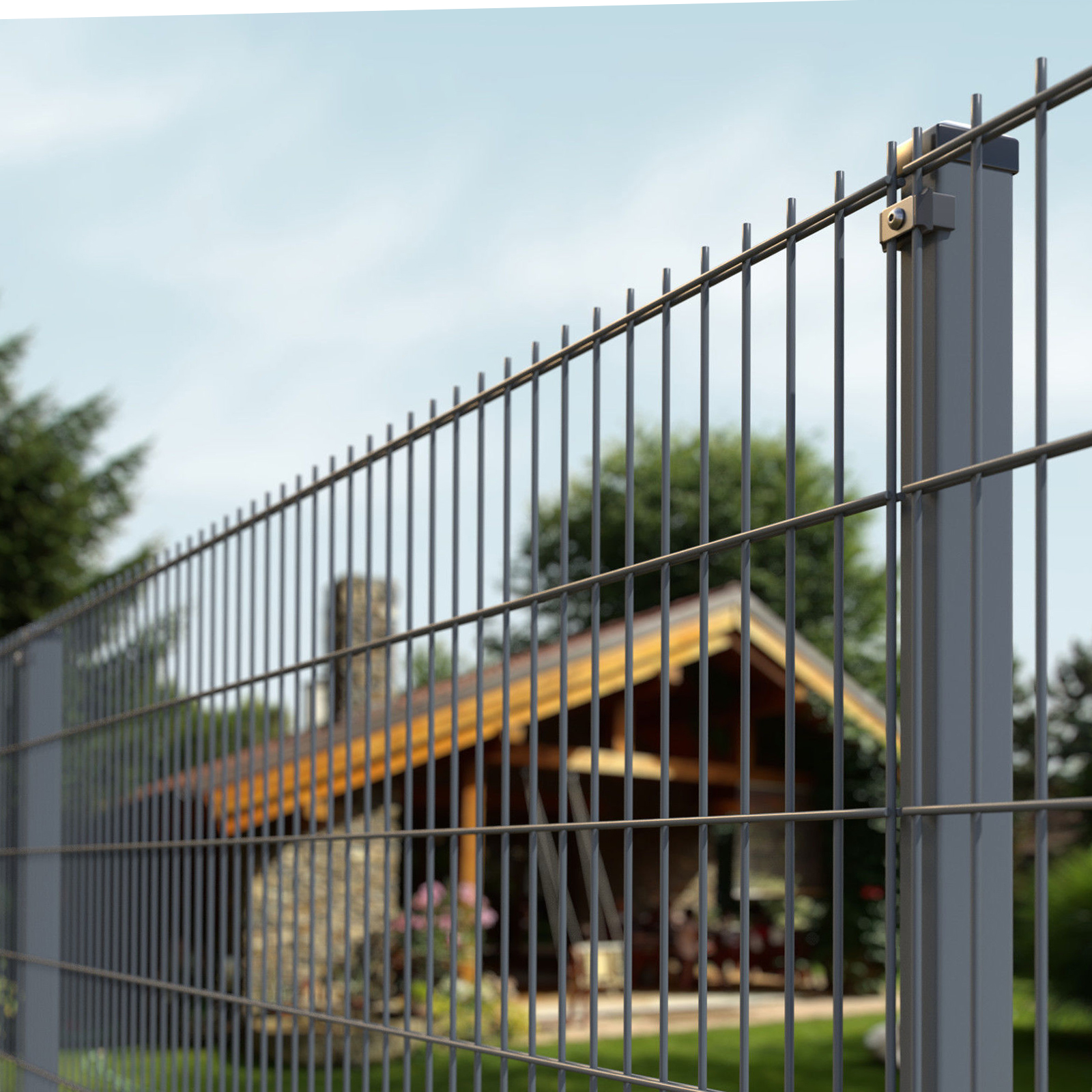 18 Years Factory 3d Panel Fence Single Gardengate - Double Wire Welded Panel Fence – NEWEAST YILONG
